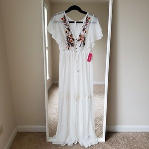 BRAND NEW Sheer Maxi Cover Up/Dress